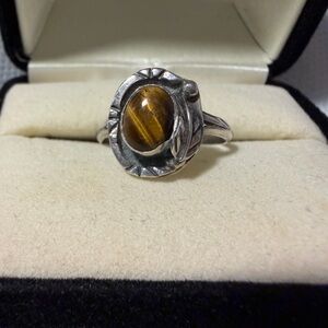 Mexican Silver .925 Ring with Tiger's Eye Stone
